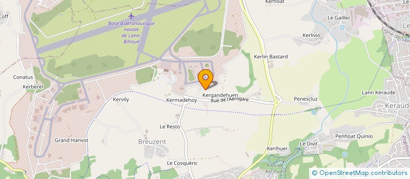 localisation de l'entreprise SCI DU VERGER à PLOEMEUR
