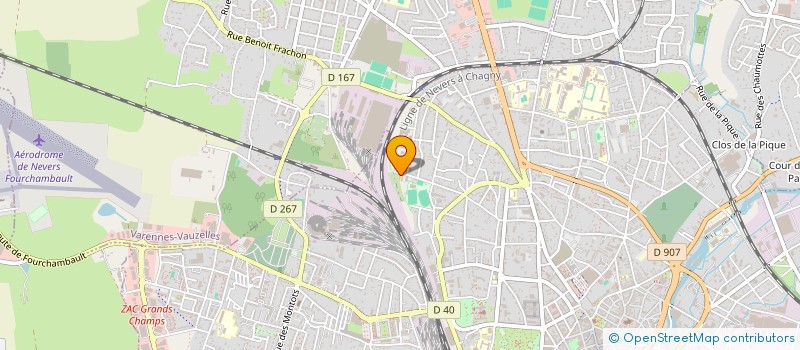localisation de l'entreprise SCI DU VERGER à NEVERS