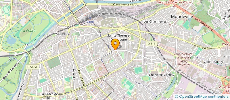 localisation de l'entreprise SCI DU VERGER à CAEN
