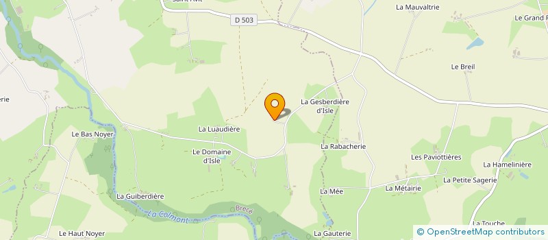 localisation de l'entreprise SCI DU VERGER DE MARCILLY  GORRON