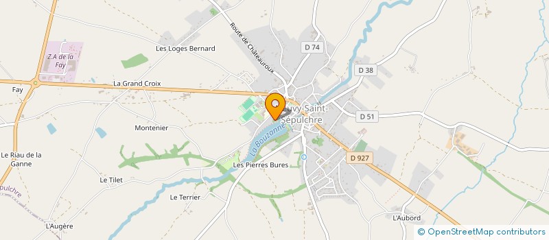 localisation de l'entreprise SCI DU VERGER DES JUSTICES à NEUVY-SAINT-SEPULCHRE