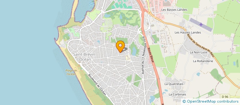 localisation de l'entreprise SCI DU VERGER LILAE à SAINT-BREVIN-LES-PINS