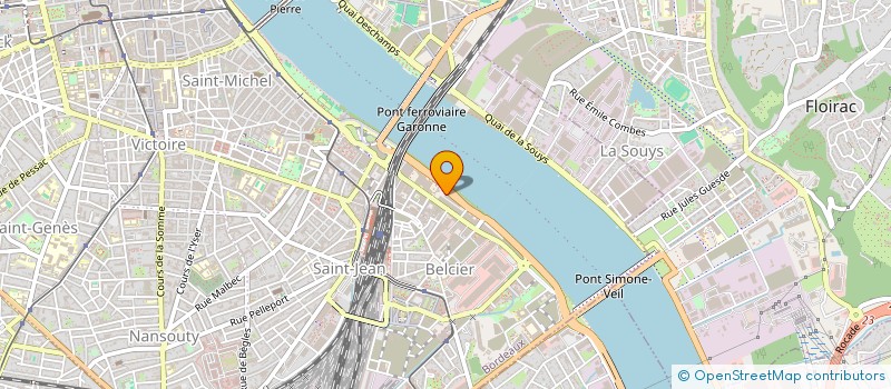 localisation de l'entreprise SCI DU VERGNE  BORDEAUX