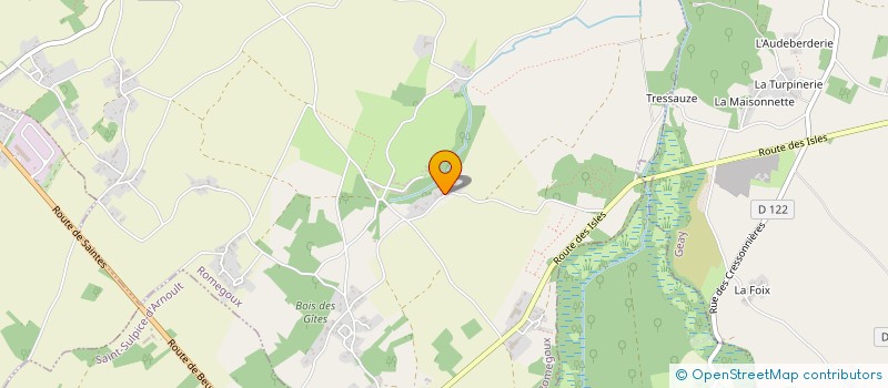 localisation de l'entreprise SCI DU VERGNE  ROMEGOUX