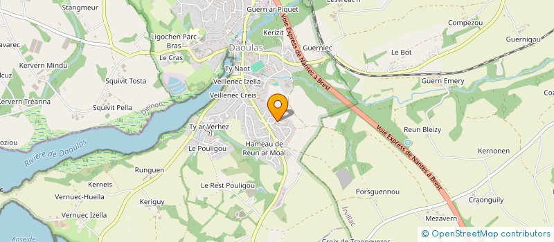 localisation de l'entreprise SCI DU VERN  DAOULAS