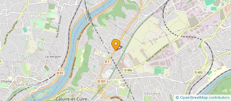 localisation de l'entreprise SCI DU VERNAY  LYON