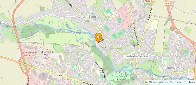 localisation de l'entreprise SCI DU VERNECUEILLE  ANZIN-SAINT-AUBIN