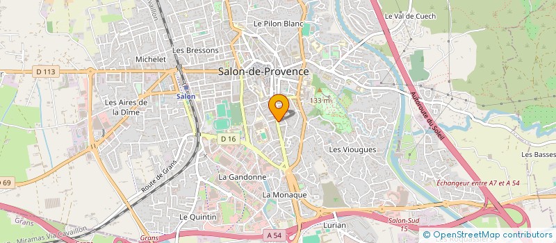 localisation de l'entreprise SCI DU VERNET 66  SALON-DE-PROVENCE