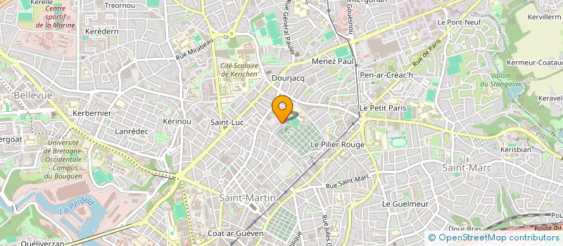 localisation de l'entreprise SCI DU VERSANT à BREST