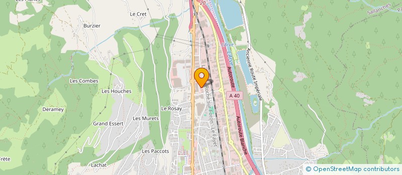localisation de l'entreprise SCI DU VERSEAU à SALLANCHES