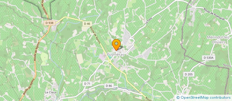 localisation de l'entreprise SCI DU VERSEAU  VAISON-LA-ROMAINE