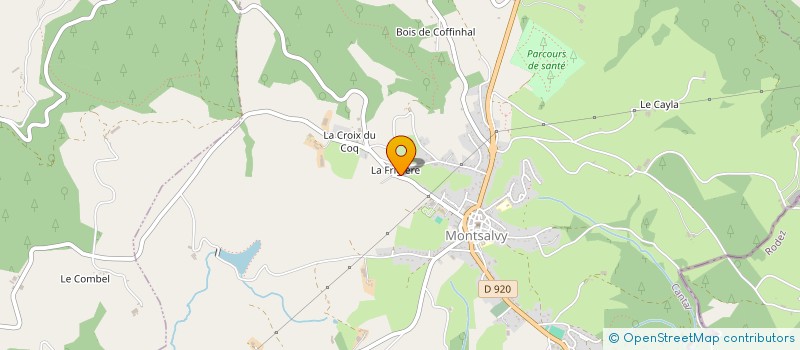 localisation de l'entreprise SCI DU VERT AUBESPEYRE à MONTSALVY