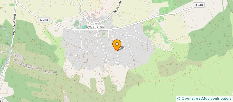 localisation de l'entreprise SCI DU VERT BOISSET  EYGALIERES