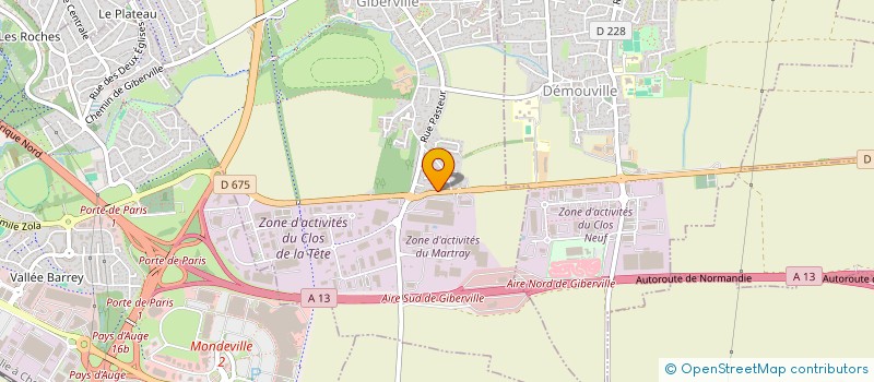 localisation de l'entreprise SCI DU VERT GALANT à GIBERVILLE