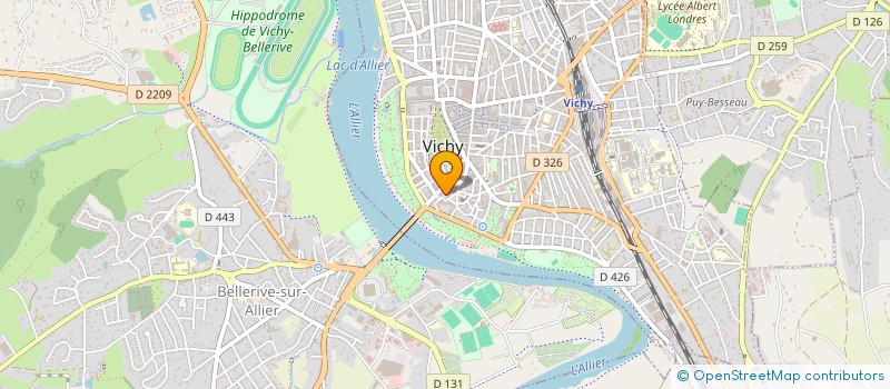 localisation de l'entreprise SCI DU VERT GALANT à VICHY