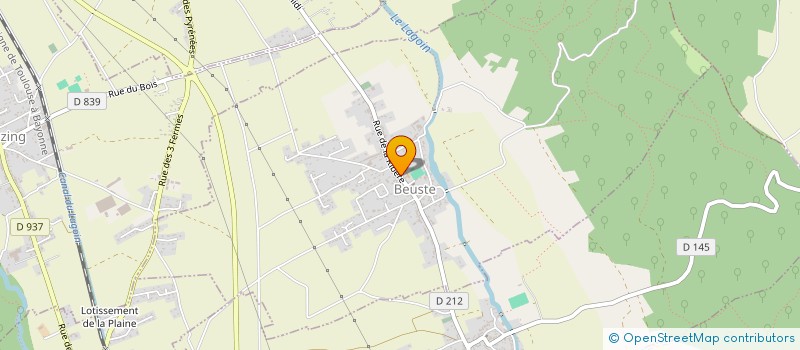 localisation de l'entreprise SCI DU VERT GALANT  BEUSTE