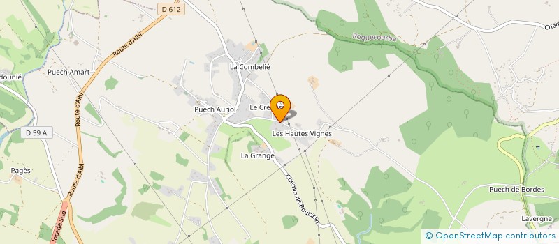 localisation de l'entreprise SCI DU VERT GALANT  CASTRES