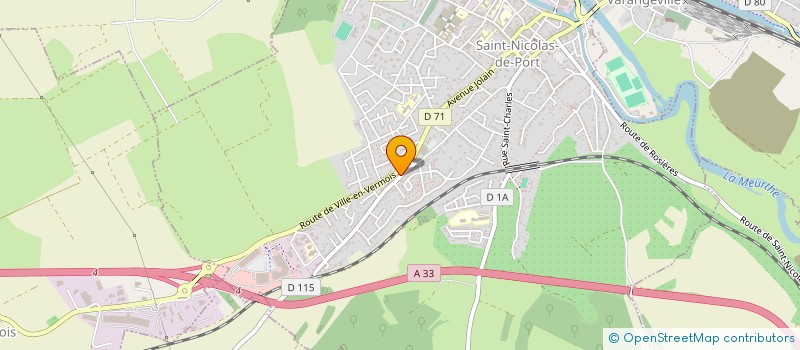 localisation de l'entreprise SCI DU VERT PRE  SAINT-NICOLAS-DE-PORT