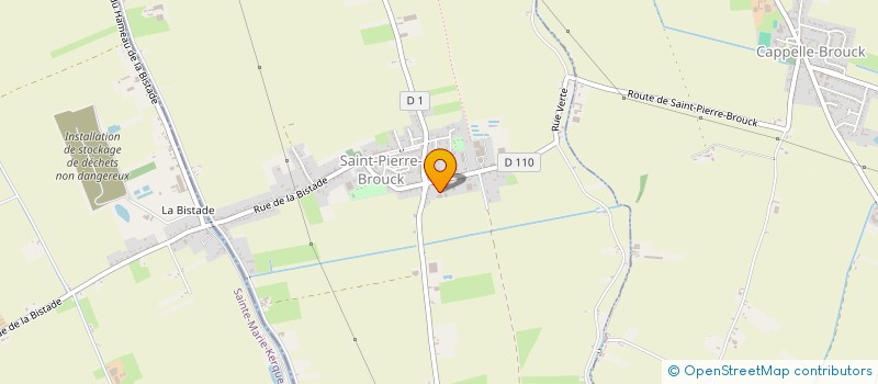 localisation de l'entreprise SCI DU VERT SIFFLET  SAINT-PIERRE-BROUCK