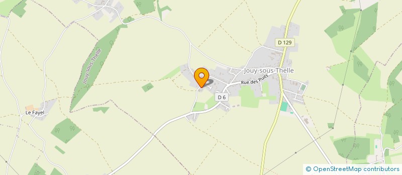 localisation de l'entreprise SCI DU VEXIN  JOUY-SOUS-THELLE