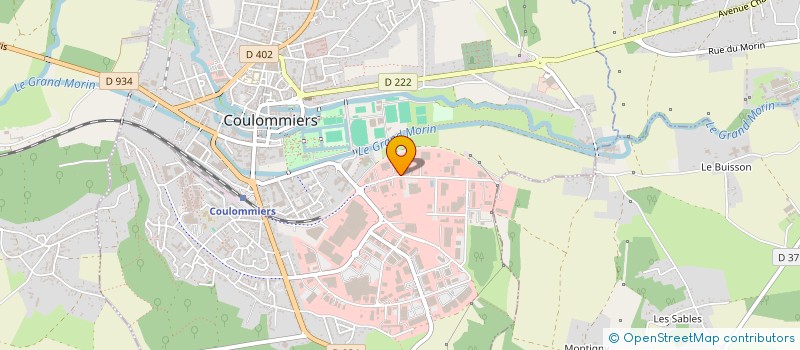 localisation de l'entreprise SCI DU VIADUC  COULOMMIERS