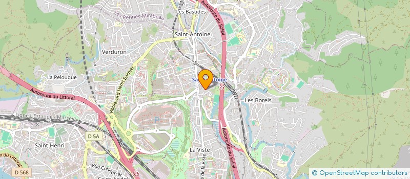 localisation de l'entreprise SCI DU VIADUC à MARSEILLE