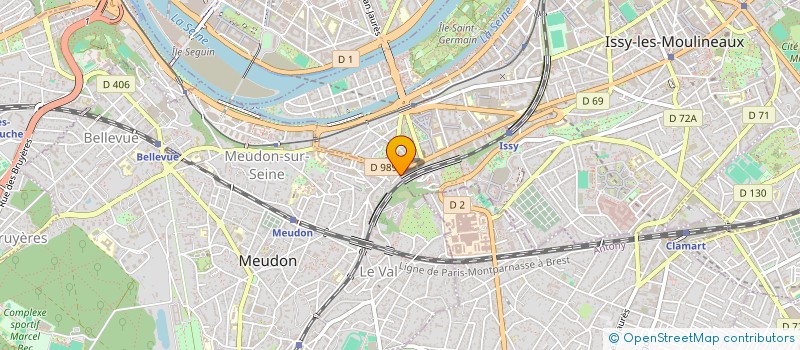 localisation de l'entreprise SCI DU VIADUC à ISSY-LES-MOULINEAUX