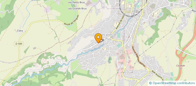 localisation de l'entreprise SCI DU VIADUC  LE PUY-EN-VELAY