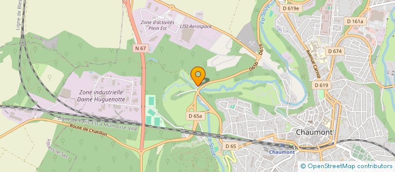 localisation de l'entreprise SCI DU VIADUC à CHAUMONT