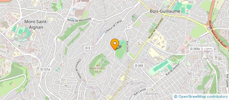 localisation de l'entreprise SCI DU VIADUC  BOIS-GUILLAUME