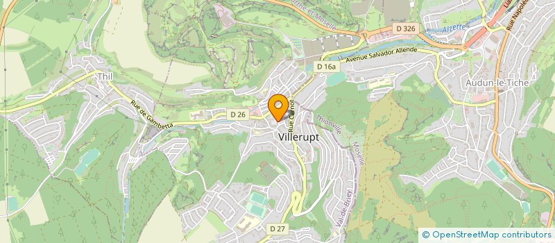 localisation de l'entreprise SCI DU VIADUC  VILLERUPT