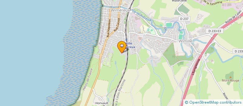 localisation de l'entreprise SCI DU VIADUC  WIMEREUX