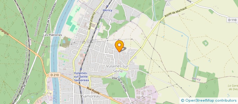 localisation de l'entreprise SCI DU VIADUC  VULAINES-SUR-SEINE