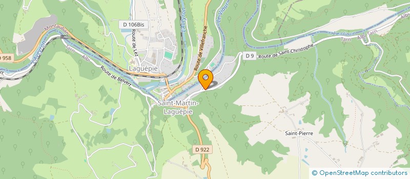 localisation de l'entreprise SCI DU VIAUR III  SAINT-MARTIN-LAGUEPIE