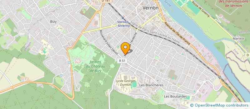 localisation de l'entreprise SCI DU VICAIRE  LA CHAPELLE-LONGUEVILLE