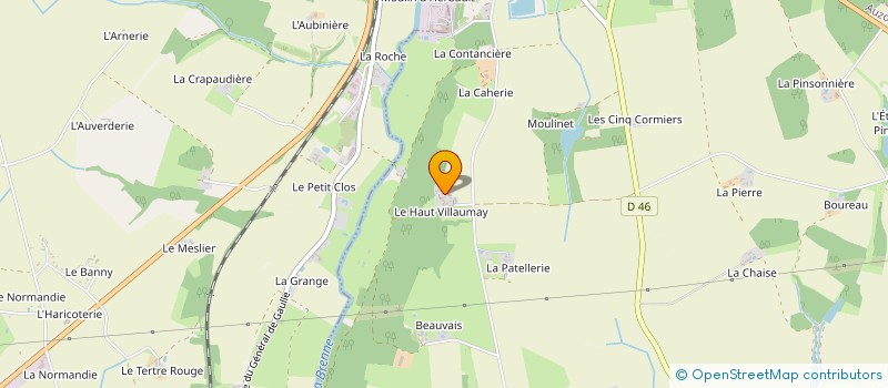 localisation de l'entreprise SCI DU VICARIAT  AUZOUER-EN-TOURAINE