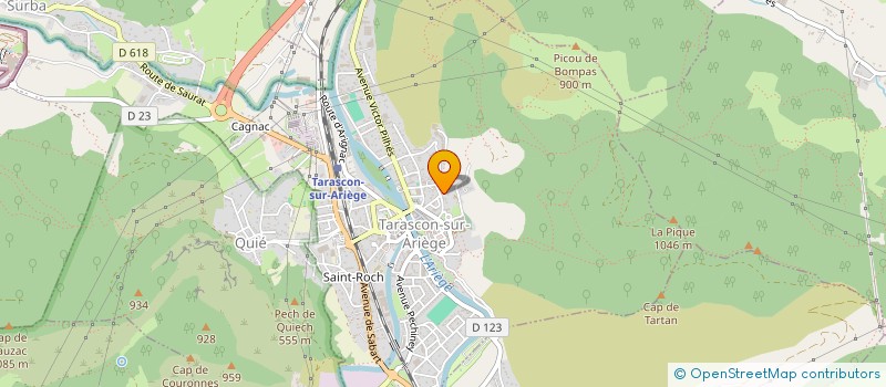 localisation de l'entreprise SCI DU VICDESSOS à TARASCON-SUR-ARIEGE