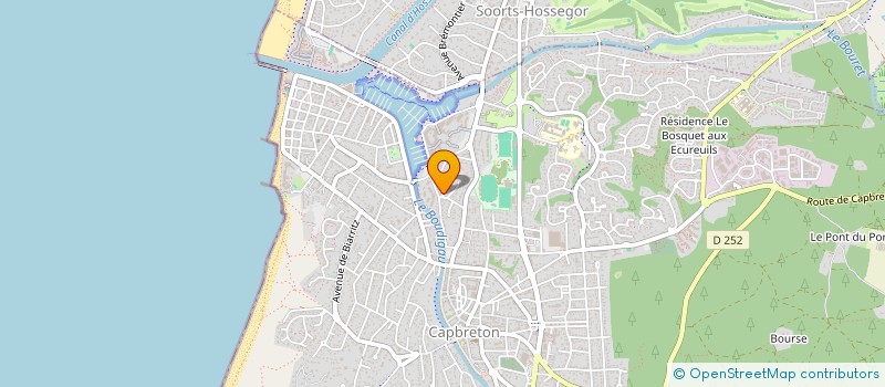 localisation de l'entreprise SCI DU VIEIL ADOUR à CAPBRETON