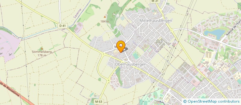 localisation de l'entreprise SCI DU VIEIL ETANG  OBERHAUSBERGEN