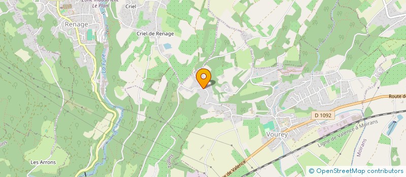 localisation de l'entreprise SCI DU VIERON  VOUREY