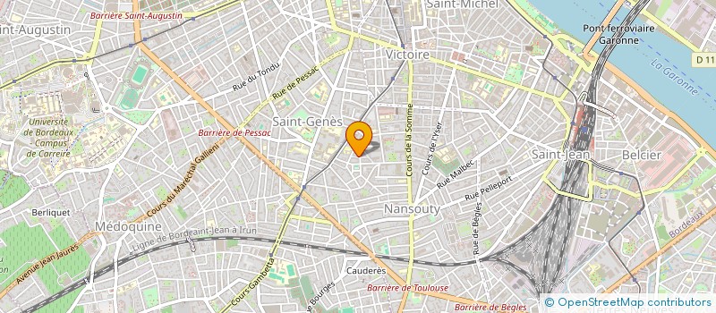 localisation de l'entreprise SCI DU VIEUX BARBEY  BORDEAUX