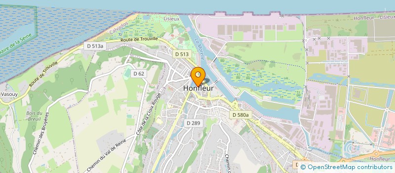 localisation de l'entreprise SCI DU VIEUX BASSIN à HONFLEUR