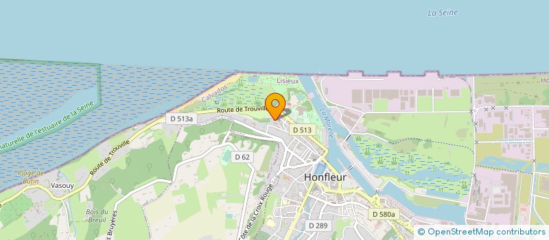 localisation de l'entreprise SCI DU VIEUX BASSIN à HONFLEUR