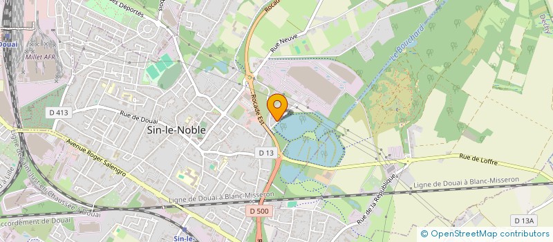 localisation de l'entreprise SCI DU VIEUX BEFFROI  SIN LE NOBLE