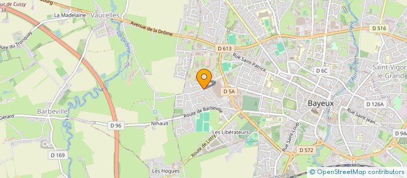 localisation de l'entreprise SCI DU VIEUX BOIS  VAUCELLES