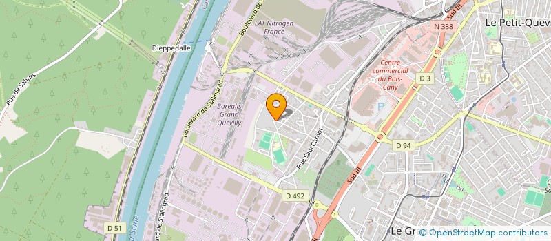 localisation de l'entreprise SCI DU VIEUX BOURG  LE GRAND-QUEVILLY