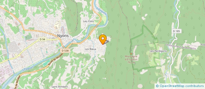 localisation de l'entreprise SCI DU VIEUX BOURG  NYONS