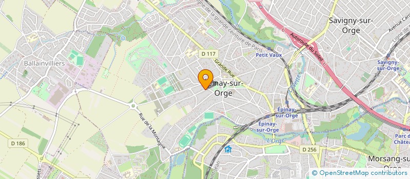 localisation de l'entreprise SCI DU VIEUX BUISSON  EPINAY-SUR-ORGE