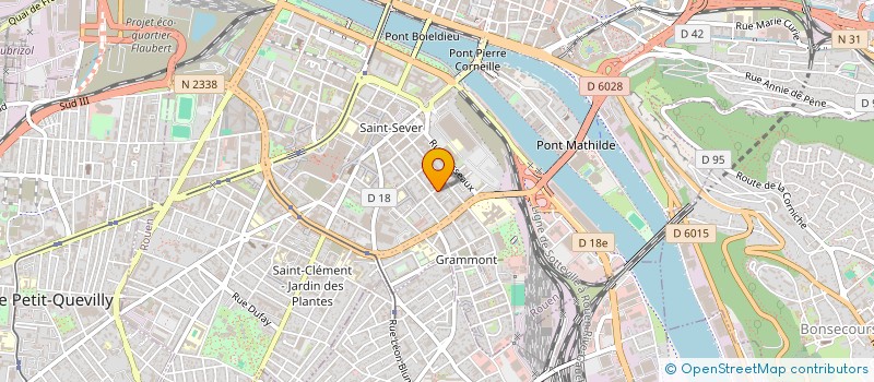 localisation de l'entreprise SCI DU VIEUX CARRE  ROUEN