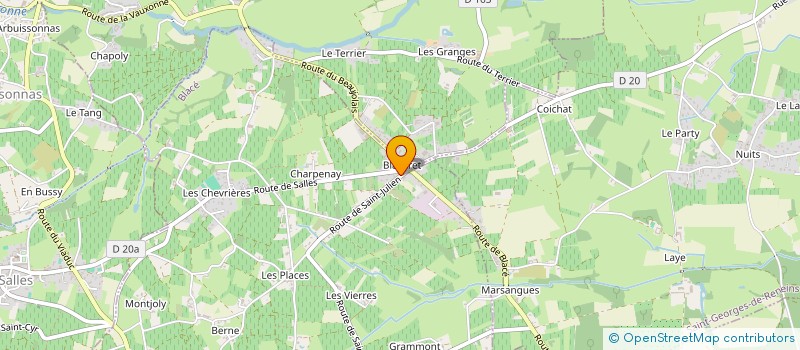 localisation de l'entreprise SCI DU VIEUX CEP  BLACE